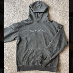 talentless steel gray hoodie never worn